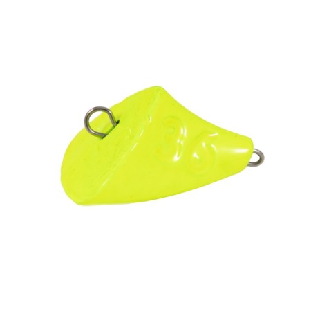 Cargo of a bullet-exentric painted pissy Yaman 10 pcs., 36 g, yellow-1