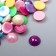 Decor for creativity Plastic "Half -Pesterpoline Tsvetn. Purvalum" set150pcs 0.8x0.8x0.4 cm mix