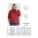 Women's turtleneck, size 60, red color