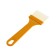 Brush flat promo, artificial bristles, plastic handle, 52 mm