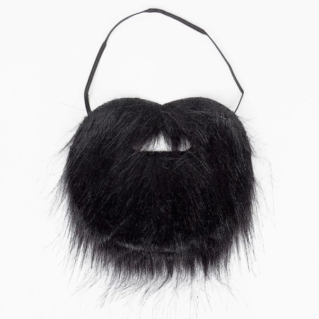 Carnival beard, 27x22 cm, black color-1