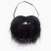 Carnival beard, 27x22 cm, black color