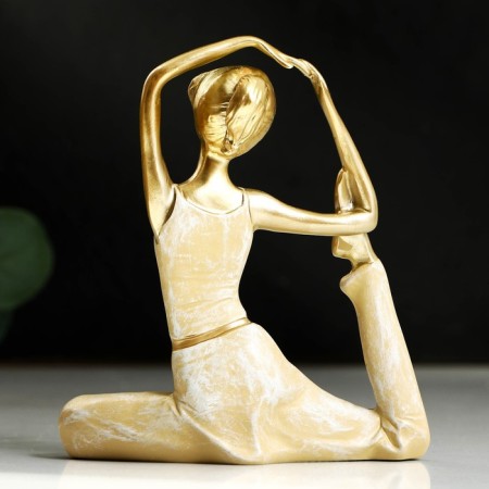 Figure Polystone "Yogin" 12.5*4*14 cm-7