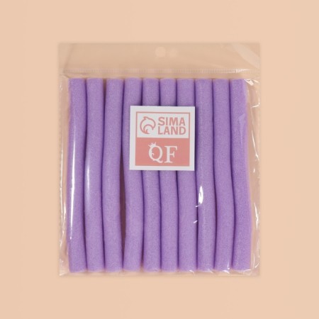 Bigudi "Boomerang", D = 1 cm, 15 cm, 10 pcs, color mix-6