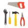 A set of tools "Plotnik", 5 items, mix