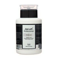 Means for degreasing nails and removing the sticky layer Gel*Off Premium Professional, pump, 200 ml