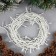 Garland “thread” 10 m, IP20, white thread, 100 LED, green glow, 8 modes, 220 V