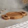 ADELICA END with ADELICA handles, 25.5 × 17.5 × 2 cm, oak
