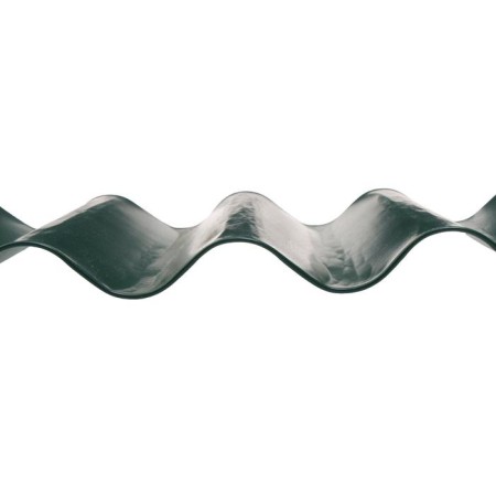 Fencing for the flowerbed, 110 × 24 cm, green, "wave", Greengo-5