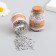Beads 12/0 round in the bottle "Silver" 2x20 g set 2 pcs