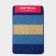 House rug of the share "Leaves", 40 × 60 cm, blue color