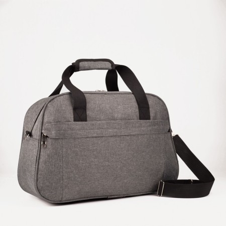 Road bag with lightning, external pocket, long belt, gray color