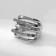Ring Metal "Trend" Movement, Color silver, size 17