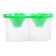 Double Calligrata, 150 x 2 ml, with a hand holder, green, green
