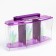 Aquarium set is three -section, with LED backlight, 2.55 liters, purple