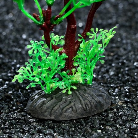 Artificial aquarium plant, 15 cm, green-2