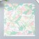 Scrapbooking paper bilateral gold "Triangles" density 180 g 30.5x32 cm