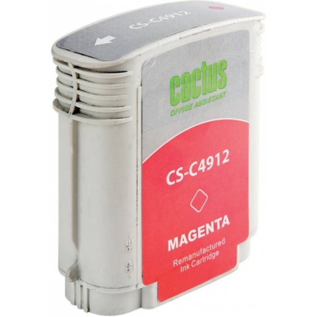 Inkjet cartridge Cactus CS-C4912 No. 82, for HP DJ 500/800C, 72 ml, purple color-1