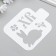 Plastic stencil "Bunny HB"