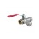 Aquasfera 1014-03, 1 ", 1", PN 25, with a filter, full-pass, lever