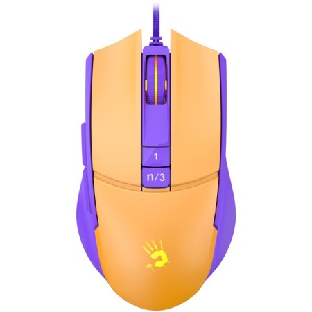 Mouse A4Tech Bloody L65 Max yellow/purple optical (12000dpi) USB (6but)