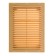 Ventilation ERA 1825 r, 253x183 mm, with a grid, detachable, beige color