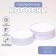 Box - tube 2 in 1, low with a dull cover "White", 21 x 7 - 18 x 6 cm