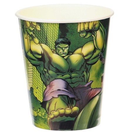 Paper glass "Happy Birthday!", 250 ml, 6 pieces, avengers-5