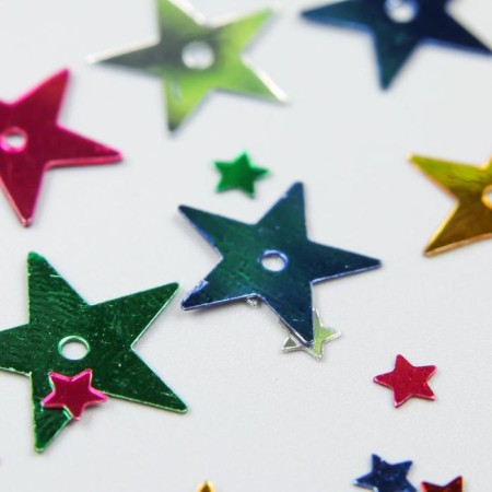 Decor for creativity set of 15 grams "Stars" 10x11.5 cm-1