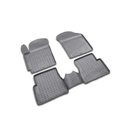 Rugs in the cabin Kia Picanto 2004-2016, 4 pcs. (polyurethane)