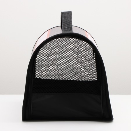 Bag - Frame -40 x 25 x 25 cm, blue with a cat-3