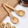 Spoon wooden, tea, boiled