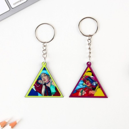 A set of key fobs "for friends", 2 pcs.-1