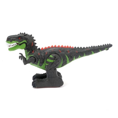 The dinosaur radio-controlled t -rex moves his head, works from the battery, light and sound, mix-1