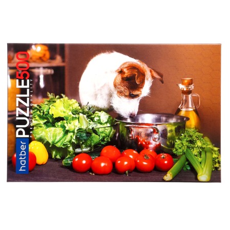 Puzzle "Funny dog", 500 elements-1