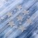 Stick on glass "Silver stars" (set 15 pcs) 18.5x18.5 cm