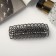 Hair hairpin "Grace" lace, 8 cm, black