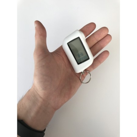 StarLine A93 Back Case, Silicon, White-2