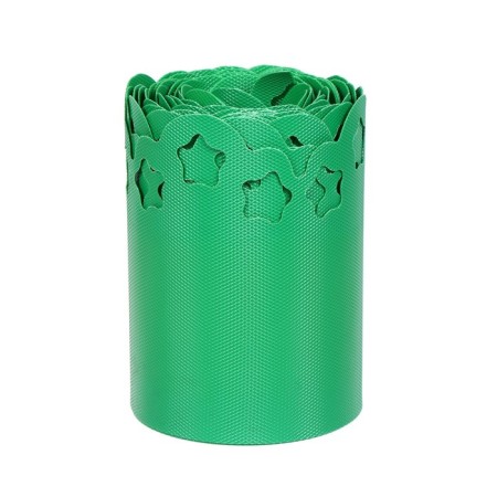 Border tape, 0.2 × 9 m, thickness 1.2 mm, plastic, curly, green, Greengo-6