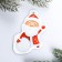 Schildik for a gift New Year "Santa Claus", 6.5 x8.2 cm, New Year