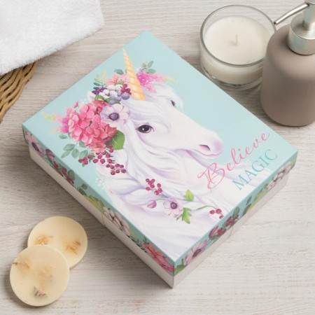 A set of terry napkins "Believe in Magic" 30x30 cm -5pcs, 100% hl, 340g/m2-4