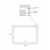 Mirror Uperwood Tanos, 120x70 cm, LED backlight, sensory switch, anti -recovery