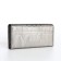 Women's wallet on a magnet, silver color
