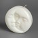 Figure candle "Sun and Moon", 6x2.5 cm, white