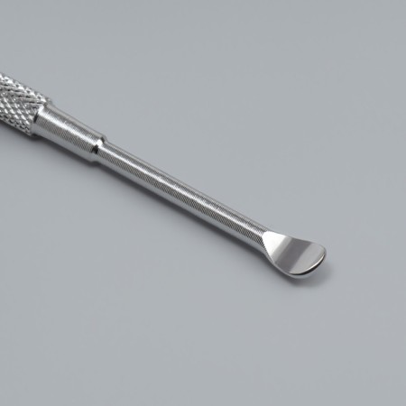 Paste, double -sided, metal, 12 cm, silver color-2
