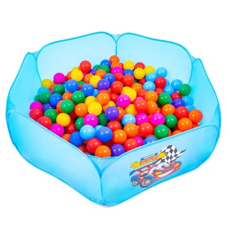 Balls for a dry pool with a pattern, ball diameter 7.5 cm, set 500 pieces, color colorful color-14