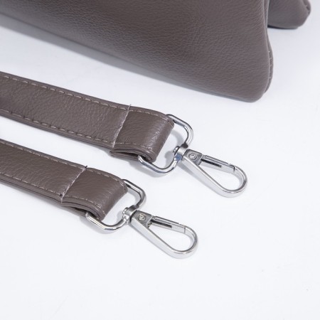 Cross-Bodi Bag on a zipper, the color is gray-brown-5
