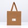 Craft package with a square bottom and window 20 x 20 x 20 cm craft, 1pc
