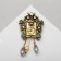 Brooch "Clock" Old, color in black gold