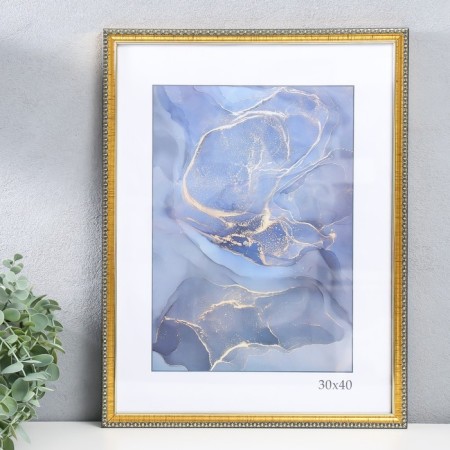 Photo frame Plastic "Kame" 30x40 cm, gold-1